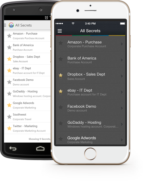 Access Your Passwords On The Go - Password Manager (500x631), Png Download