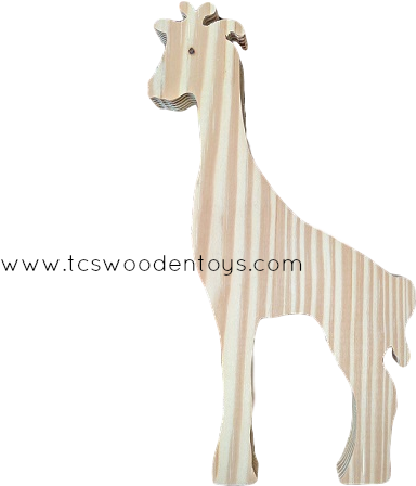 Wc121 Chunky Wooden Cutout Pretend Play Zoo Safari - Toy (640x480), Png Download