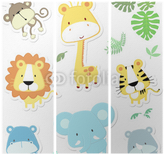 Vector Cute Baby Animals (400x400), Png Download