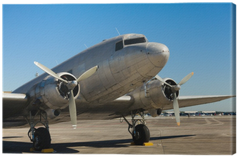 Old Propeller Passenger Aircraft (400x400), Png Download