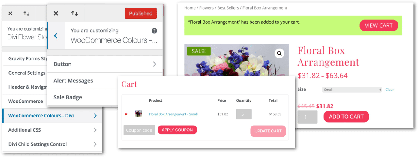 Woocommerce Colours For Divi Plugin Image Overview - Woocommerce (1400x589), Png Download