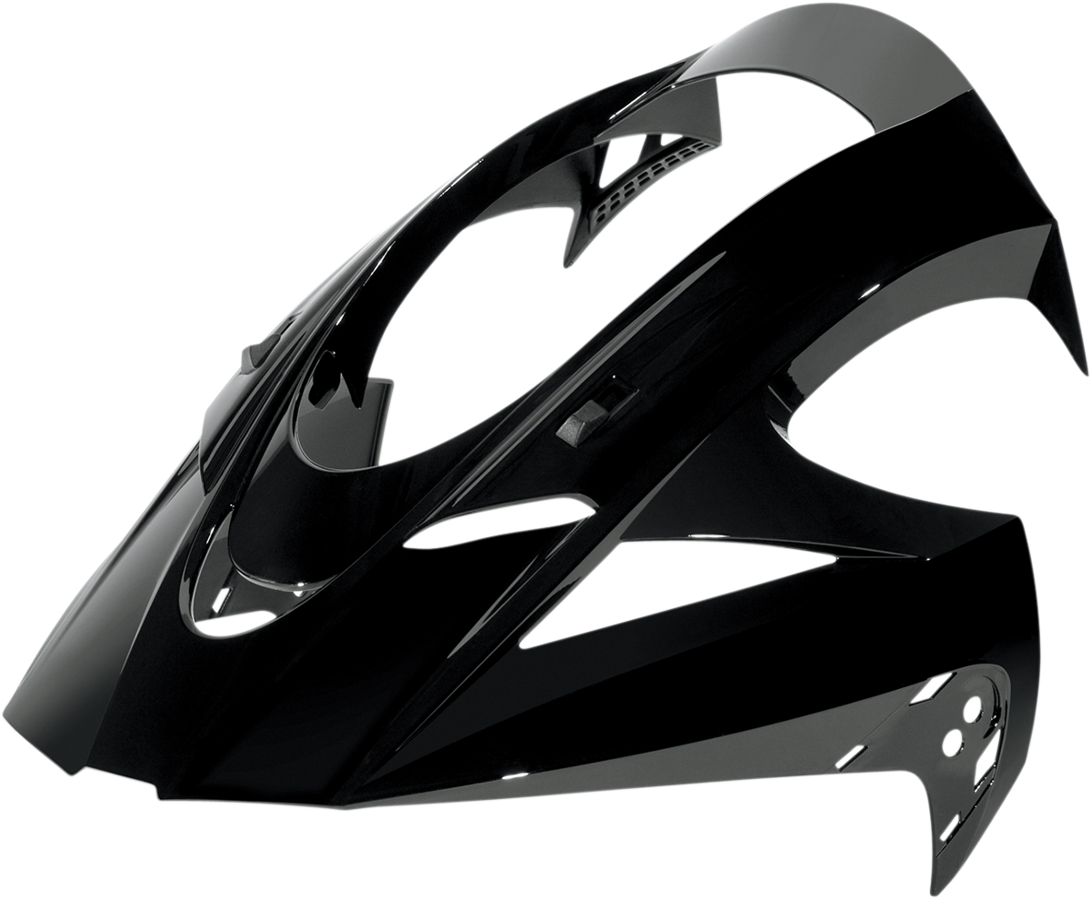 Bike Helmet Png Parts - Icon Variant Helmet Replacement Visor Black (1200x989), Png Download
