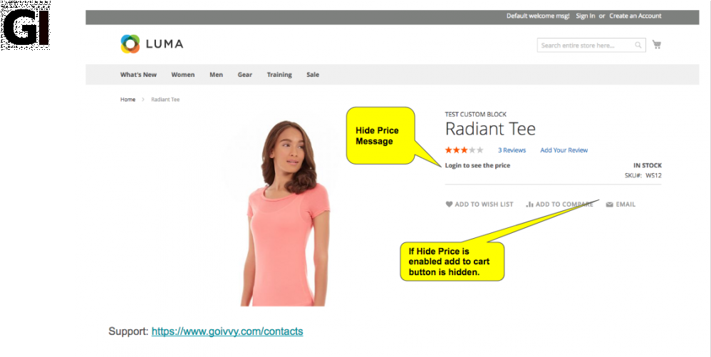 Hide Price Product Frontend Page - Quantity (1100x500), Png Download
