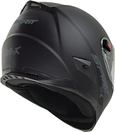 Evo R Full Face Helmet Back - Motorcycle Helmet (650x536), Png Download
