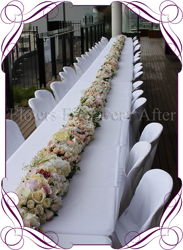Hire Vintage Pastel Thick Garland - Artificial Flower (608x822), Png Download