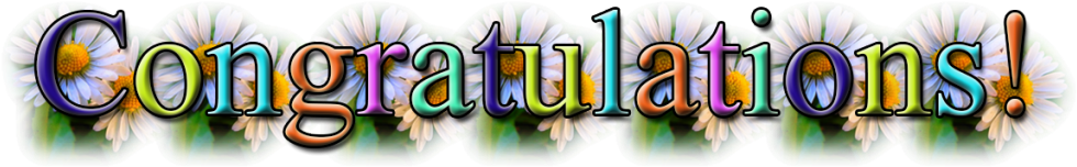 Congratulations Antonio Well Done - Png Format Congratulations Png (1024x256), Png Download