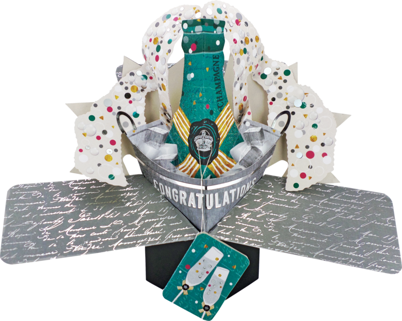 Second Nature Pop Ups - Second Nature Congratulations Pop Up Card Congratulations (800x640), Png Download