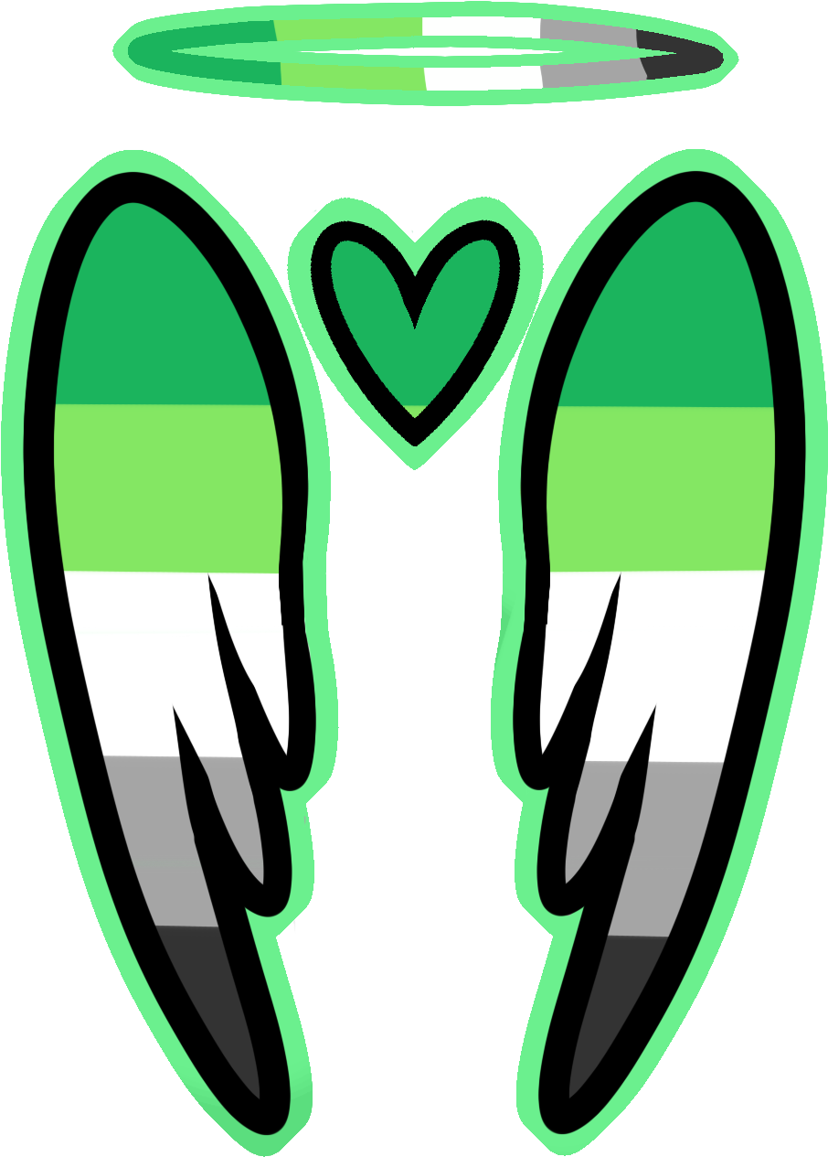 A Spec Tacular - Angel Wings Clipart Green (1218x1376), Png Download