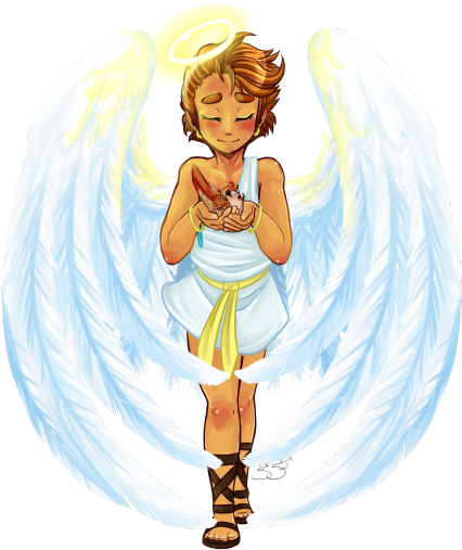 Transparent Angel Wings - Tumblr (500x513), Png Download
