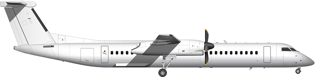 Dh8d G - Dornier 328 (1018x252), Png Download