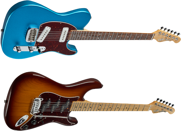 New Fullerton Deluxe Guitars - Fullerton (600x448), Png Download