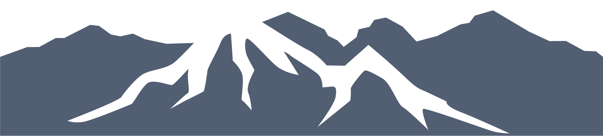 Mountain Clipart Transparent Png Image - Graphic Design (1943x440), Png Download