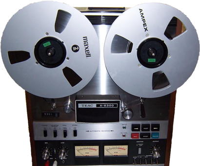 Reel To Reel Tapes And Boxes - Reel To Reel Png (741x347), Png Download