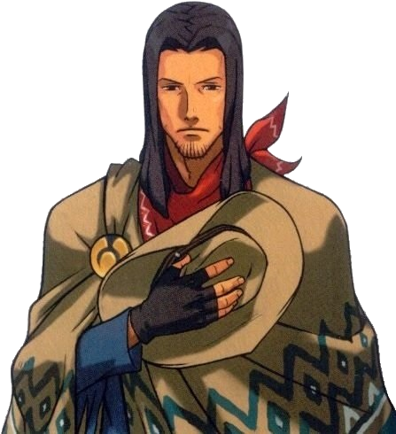 Sad Marshall - Jake Marshall Ace Attorney (447x490), Png Download
