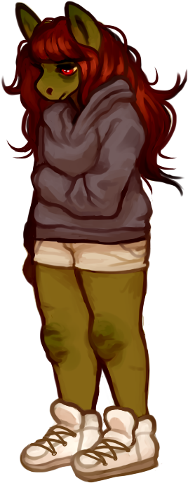 Sad Horse - Illustration (506x751), Png Download