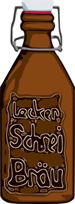 Beer Bottle Clipart - Beer Bottle (260x709), Png Download