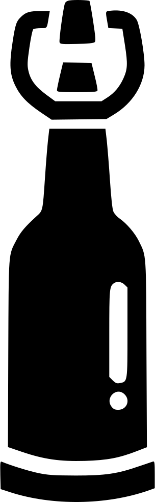 Beer Bottle Alcohol Beverage Comments - Tool (304x980), Png Download