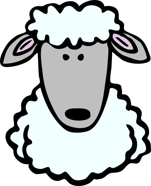Sheep Head Svg Clip Arts 486 X 597 Px (486x597), Png Download