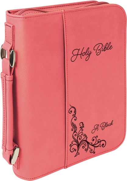 Corner Scroll Personalized Bible Cover - Book Cover (600x600), Png Download