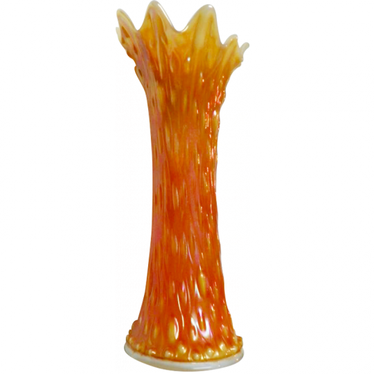 Northwood Tree Trunk Marigold On Milk Glass M - Vase (540x540), Png Download
