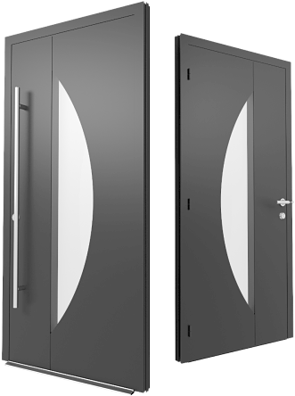 The Richmond Designer Aluminium Front Door - Designer Door (600x450), Png Download