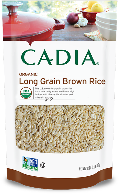 We Start With The Finest Quality Organic Long-grain - Cadia Organic Animal Cookies 8 Oz (700x700), Png Download