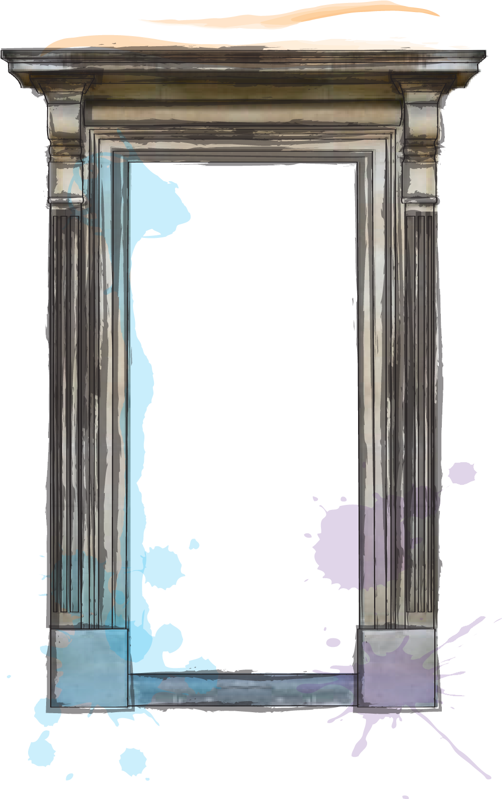 Get Free High Quality Hd Wallpapers Front Door Images - End Table (1000x1607), Png Download