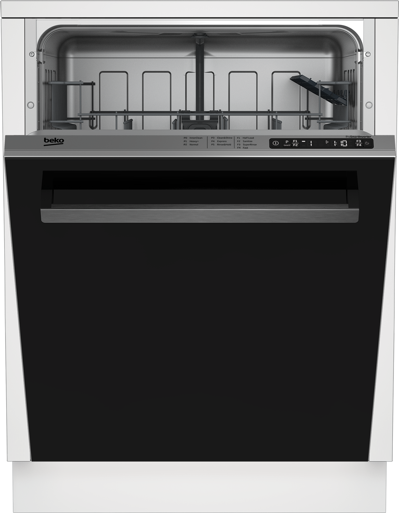 24" Top Control Dishwasher - Beko 24" Tall Tub 48 Dba Dishwasher T25400x) (1500x2122), Png Download