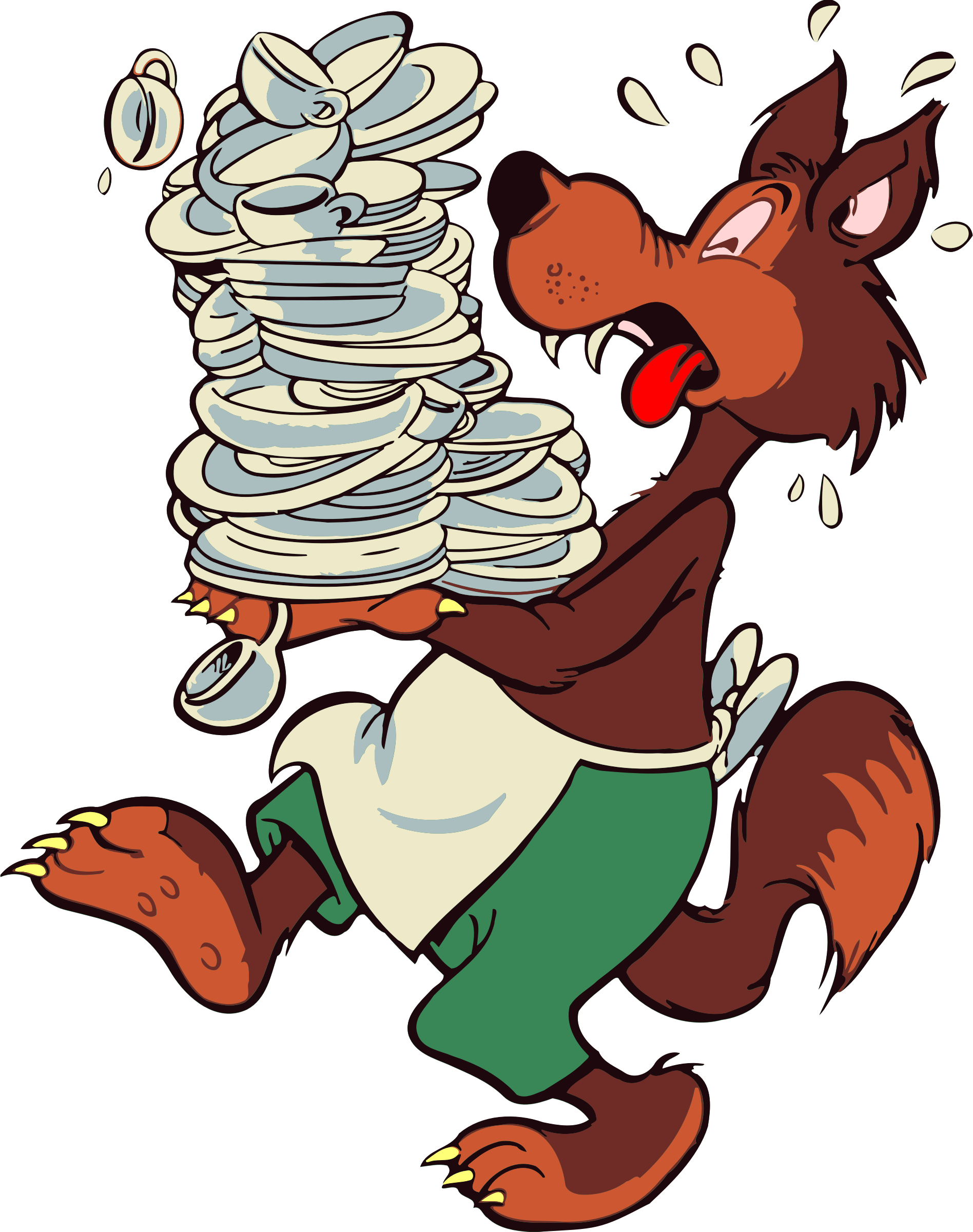 This Free Icons Png Design Of Wolf Dishwasher (1896x2400), Png Download