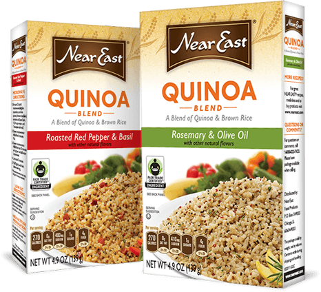 Near East Quinoa - Near East - Quinoa Blend Roasted Red Pepper (466x424), Png Download