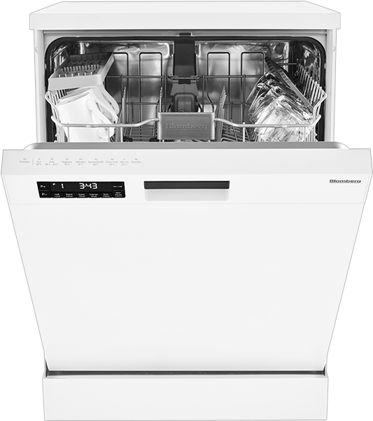 Fullsize Dishwashers - Blomberg Ldf42240w Dishwasher 14 Place Setting A++ (550x600), Png Download