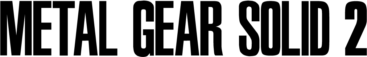 Metal Gear Solid - Metal Gear Solid 2 Sons Of Liberty Png (1200x300), Png Download