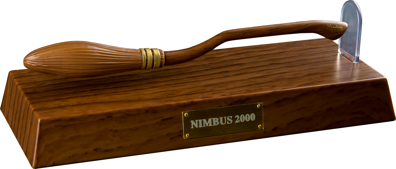 Harry - Harry Potter Levitating Broomstick Pen (1500x641), Png Download