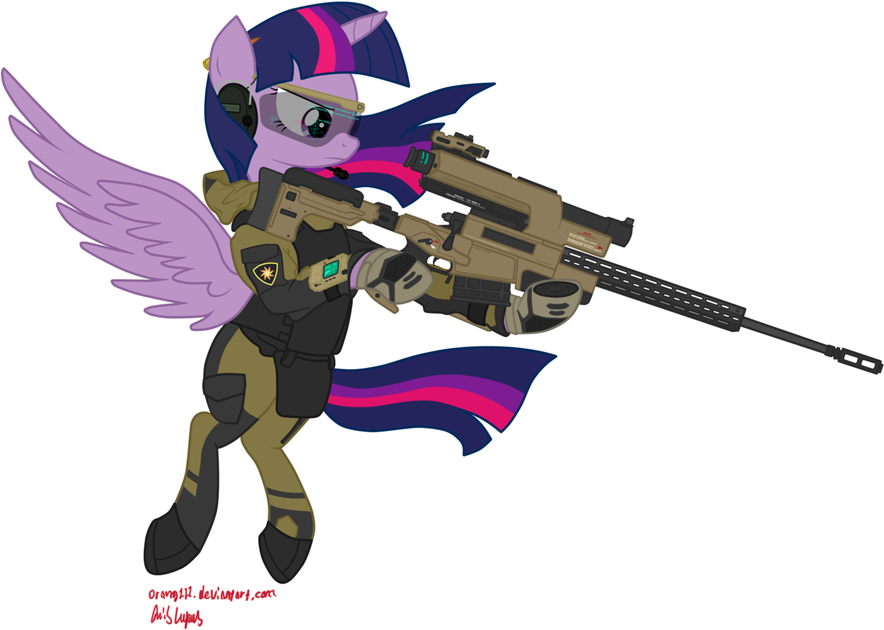 Absurd Res, Alicorn, Army, Artist - Sniper Twilight (1280x960), Png Download