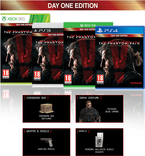 Metal Gear Solid V - Metal Gear Solid V: The Phantom Pain Xbox 360 (475x520), Png Download