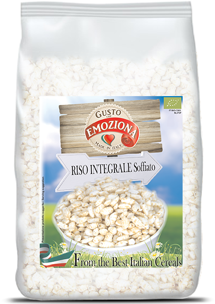 Natural Puffed Brown Rice - Cereal (513x630), Png Download