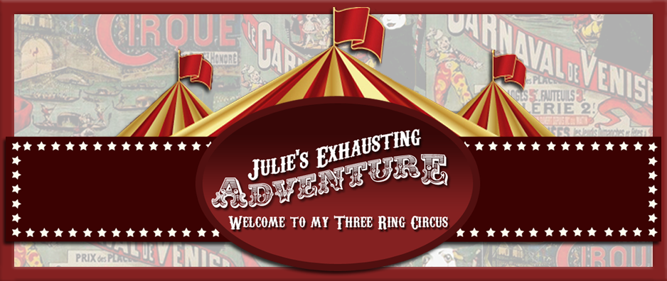 Julie's Exhausting Adventure - Art 'carnaval De Venise' 41 X 29 (9371349), Black (938x396), Png Download
