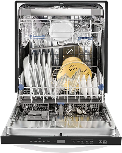 Appliance Service - Whirlpool Stainless Steel Tub Dishwasher With Totalcoverage (440x550), Png Download
