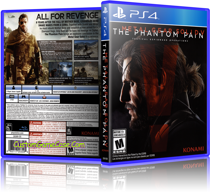 Metal Gear Solid V The Phantom Pain - Metal Gear Solid V: Phantom Pain (day One) (800x685), Png Download