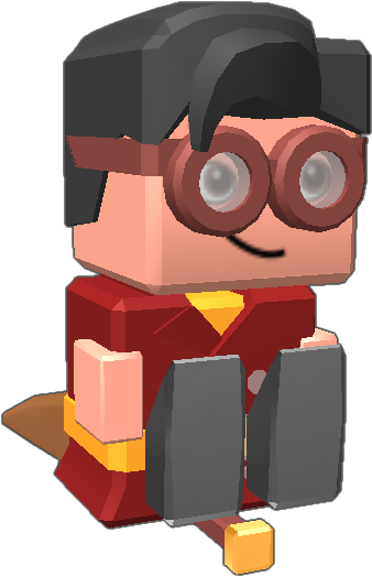 Harry Potter Clipart Nimbus 2000 - Blocksworld (768x768), Png Download