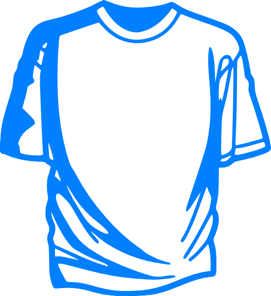 Light Blue T Shirt Clip Art - T Shirt Clipart (546x596), Png Download