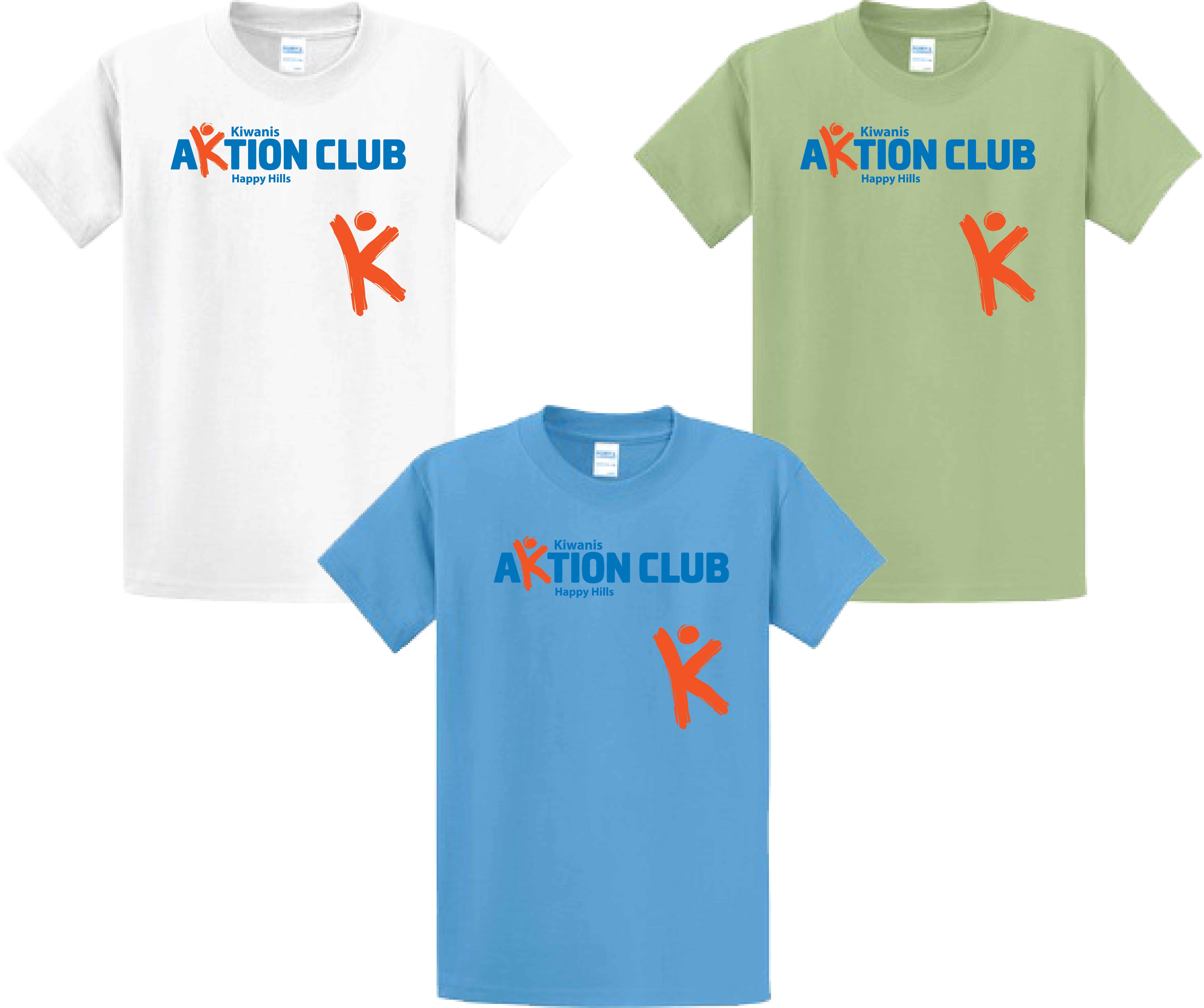 Aktion Club Logo T-shirt With Club Name Image (7831x6700), Png Download