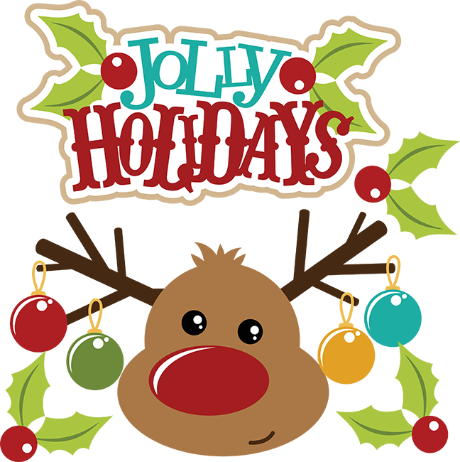 Jolly Holiday Clipart Clip Art-holidays Christmas Graphics - Reindeer Clip Art Transparent (648x650), Png Download