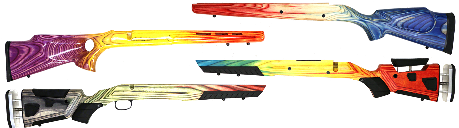 Find Them In The Gunstock Configurator Under The Wood - Stock (1800x500), Png Download