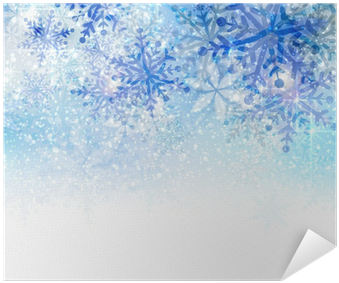Christmas Background With Abstract Blue Snowflakes - Christmas Day (400x400), Png Download