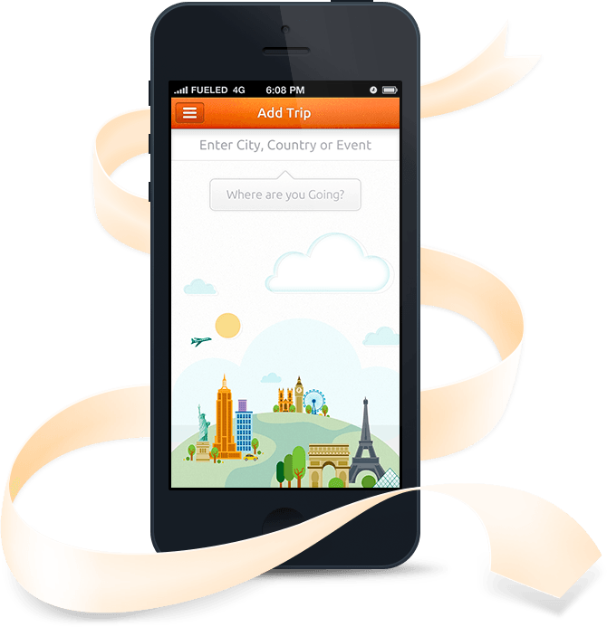 Learn About The Ribbon App, Created By Fueled - Iphone (670x693), Png Download