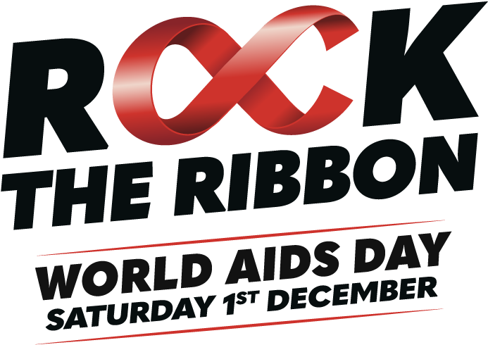 World Aids Day Rock The Ribbon (718x514), Png Download