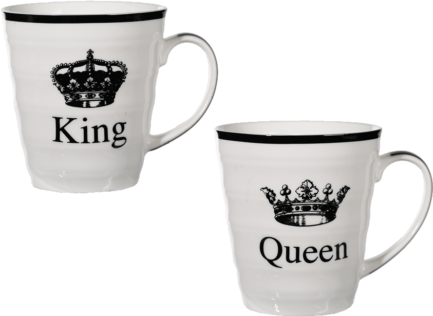 Cup King Or Queen - King And Queen In Writing (950x1000), Png Download