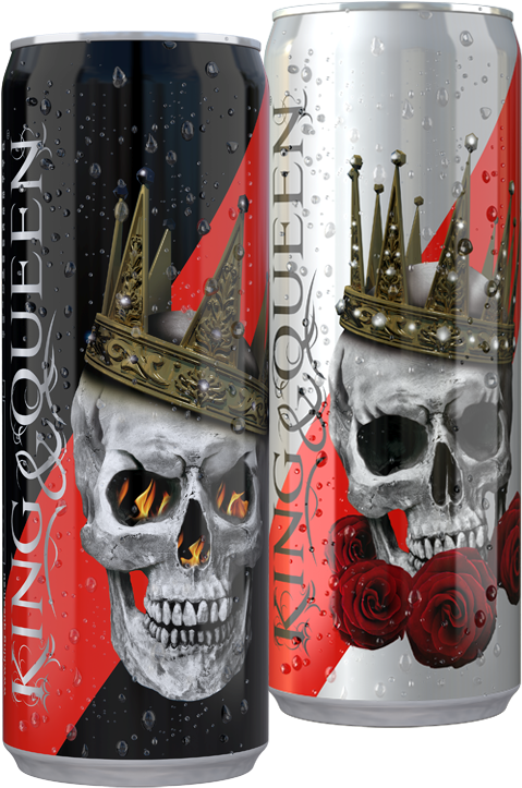 With The Market Launch Of King&queen A New Producer - King And Queen Energy Drink (540x735), Png Download