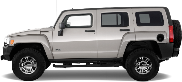 Hummer Front Png Hd - Hummer H3 Side View (660x440), Png Download